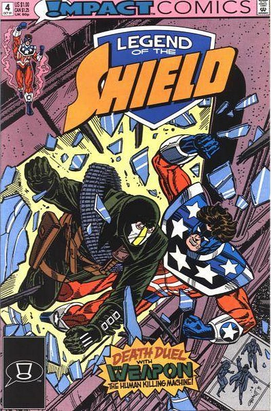Cover of Legend of the Shield (Vol 1) #4. One of 250,000 Vintage American Comics on sale from Krypton!