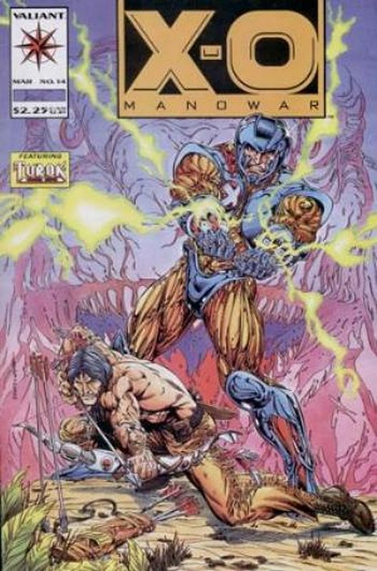Cover of X-O Manowar (Vol 1) #14. One of 250,000 Vintage American Comics on sale from Krypton!