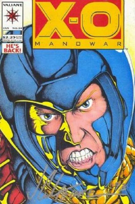 Cover of X-O Manowar (Vol 1) #24. One of 250,000 Vintage American Comics on sale from Krypton!