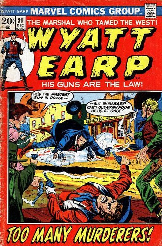 Cover of Wyatt Earp (Vol 1) #31. One of 250,000 Vintage American Comics on sale from Krypton!