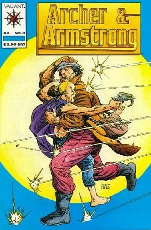 Cover of Archer & Armstrong (Vol 1) #0. One of 250,000 Vintage American Comics on sale from Krypton!