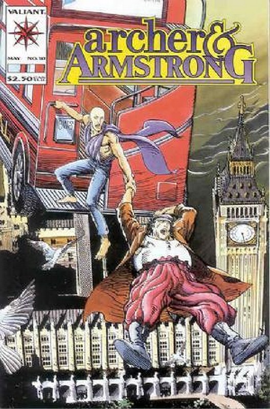 Cover of Archer & Armstrong (Vol 1) #10. One of 250,000 Vintage American Comics on sale from Krypton!