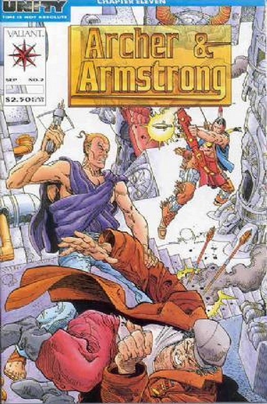 Cover of Archer & Armstrong (Vol 1) #2. One of 250,000 Vintage American Comics on sale from Krypton!