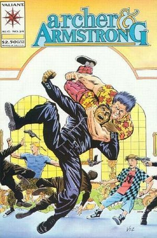Cover of Archer & Armstrong (Vol 1) #24. One of 250,000 Vintage American Comics on sale from Krypton!