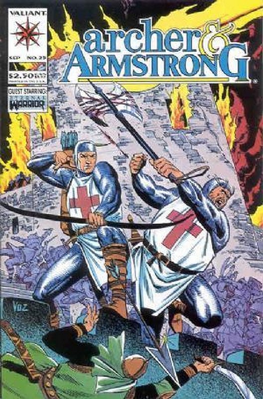 Cover of Archer & Armstrong (Vol 1) #25. One of 250,000 Vintage American Comics on sale from Krypton!