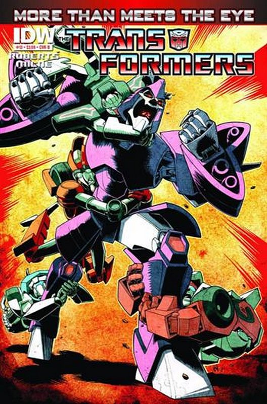 Cover of Transformers: More Than Meets the Eye #13. One of 250,000 Vintage American Comics on sale from Krypton!