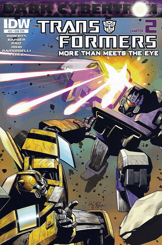 Cover of Transformers: More Than Meets the Eye #23. One of 250,000 Vintage American Comics on sale from Krypton!