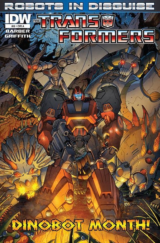 Cover of Transformers: Robots in Disguise #8. One of 250,000 Vintage American Comics on sale from Krypton!