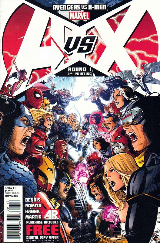 Cover of Avengers vs X-Men (2012 Ltd) #1. One of 250,000 Vintage American Comics on sale from Krypton!