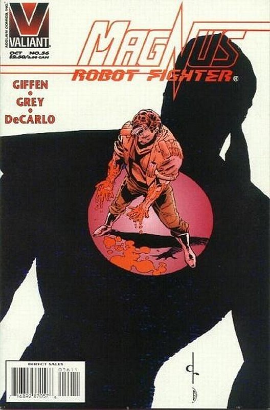 Cover of Magnus Robot Fighter (Vol 2) #56. One of 250,000 Vintage American Comics on sale from Krypton!