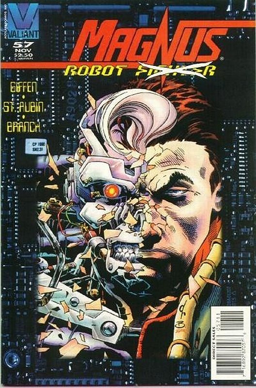 Cover of Magnus Robot Fighter (Vol 2) #57. One of 250,000 Vintage American Comics on sale from Krypton!