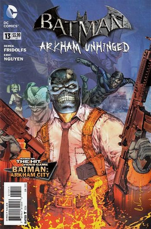 Cover of Batman: Arkham Unhinged (Vol 1) #13. One of 250,000 Vintage American Comics on sale from Krypton!