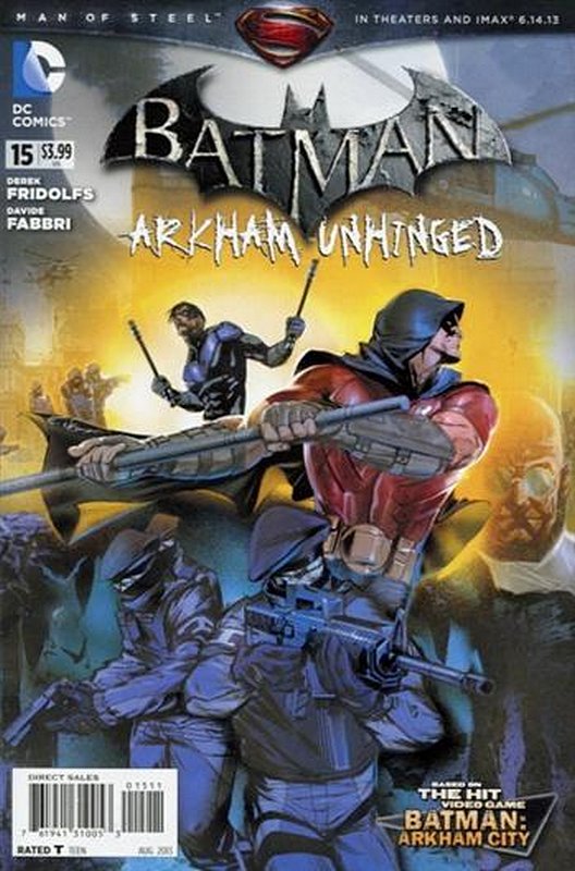 Cover of Batman: Arkham Unhinged (Vol 1) #15. One of 250,000 Vintage American Comics on sale from Krypton!