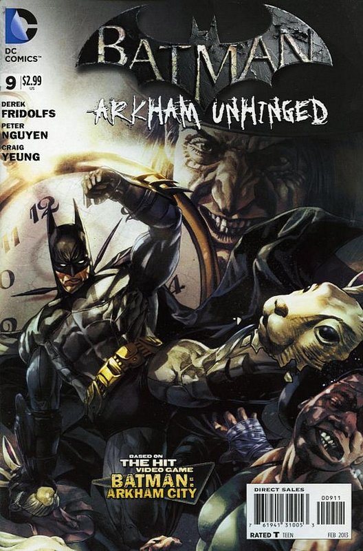 Cover of Batman: Arkham Unhinged (Vol 1) #9. One of 250,000 Vintage American Comics on sale from Krypton!