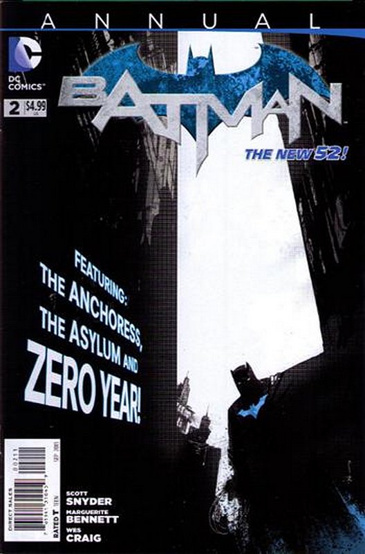 Cover of Batman Annual (2012) #2. One of 250,000 Vintage American Comics on sale from Krypton!