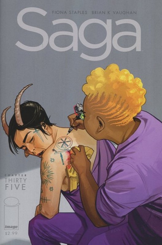 Cover of Saga (Image) #35. One of 250,000 Vintage American Comics on sale from Krypton!