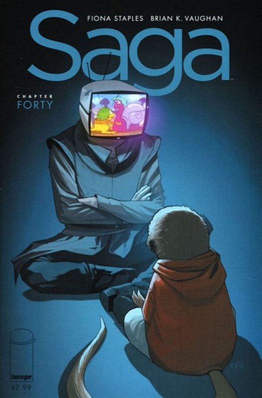 Cover of Saga (Image) #40. One of 250,000 Vintage American Comics on sale from Krypton!