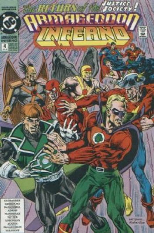 Cover of Armageddon: Inferno (1992 Ltd) #4. One of 250,000 Vintage American Comics on sale from Krypton!