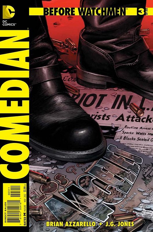 Cover of Before Watchmen: Comedian (2012 Ltd) #3. One of 250,000 Vintage American Comics on sale from Krypton!