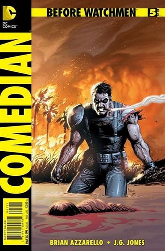 Cover of Before Watchmen: Comedian (2012 Ltd) #5. One of 250,000 Vintage American Comics on sale from Krypton!