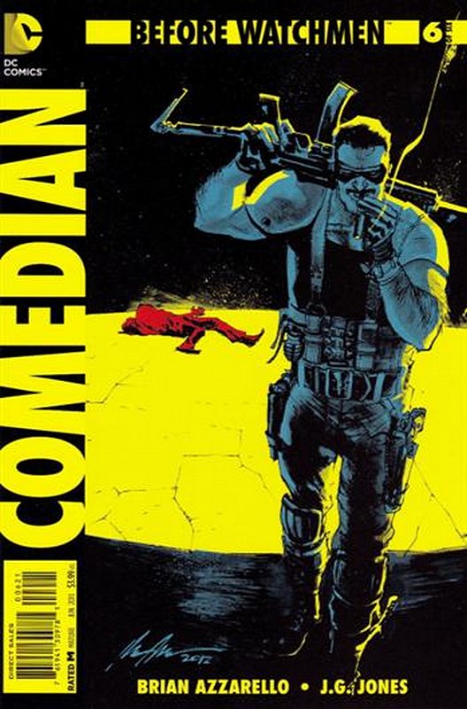 Cover of Before Watchmen: Comedian (2012 Ltd) #6. One of 250,000 Vintage American Comics on sale from Krypton!