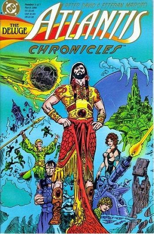 Cover of Atlantis Chronicles (1990 Ltd) #1. One of 250,000 Vintage American Comics on sale from Krypton!