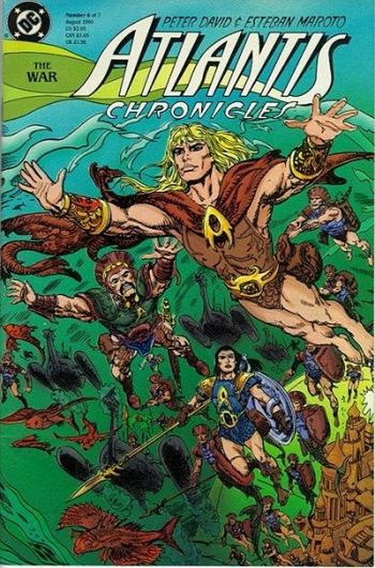 Cover of Atlantis Chronicles (1990 Ltd) #6. One of 250,000 Vintage American Comics on sale from Krypton!