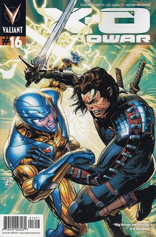 Cover of X-O Manowar (Vol 3) #16. One of 250,000 Vintage American Comics on sale from Krypton!