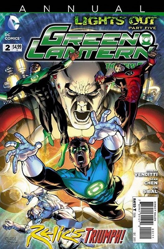 Cover of Green Lantern Annual (2012) #2. One of 250,000 Vintage American Comics on sale from Krypton!