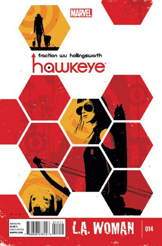Cover of Hawkeye (Vol 2) #14. One of 250,000 Vintage American Comics on sale from Krypton!