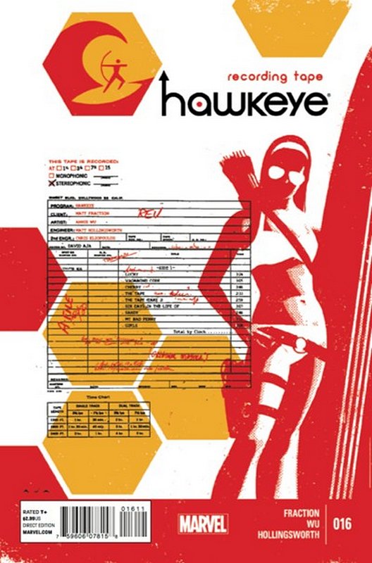 Cover of Hawkeye (Vol 2) #16. One of 250,000 Vintage American Comics on sale from Krypton!