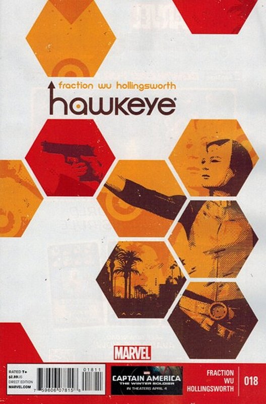 Cover of Hawkeye (Vol 2) #18. One of 250,000 Vintage American Comics on sale from Krypton!