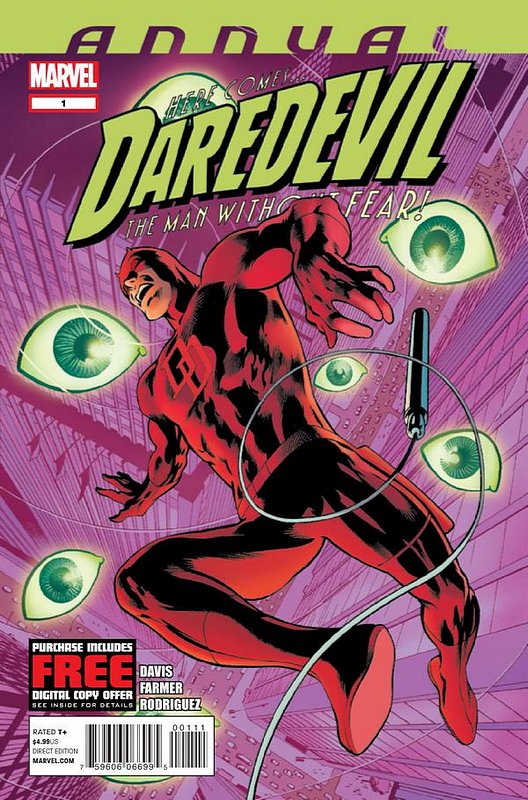 Cover of Daredevil Annual (2012) #1. One of 250,000 Vintage American Comics on sale from Krypton!