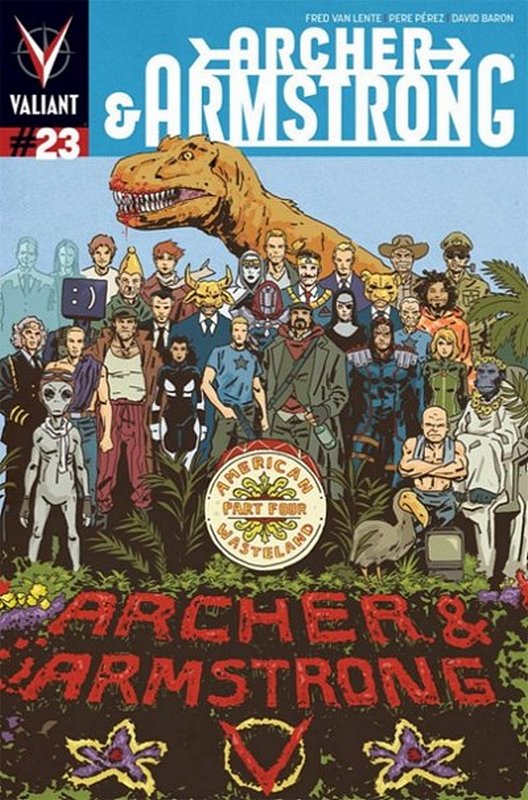 Cover of Archer & Armstrong (Vol 2) #23. One of 250,000 Vintage American Comics on sale from Krypton!