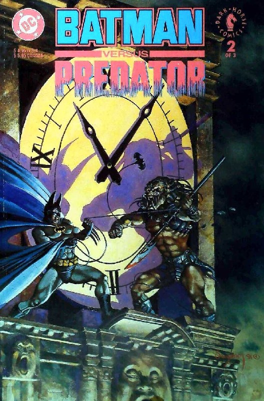 Cover of Batman vs Predator (1992 Ltd) #2. One of 250,000 Vintage American Comics on sale from Krypton!