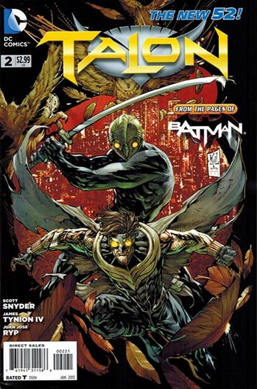 Cover of Talon (Vol 1) #2. One of 250,000 Vintage American Comics on sale from Krypton!