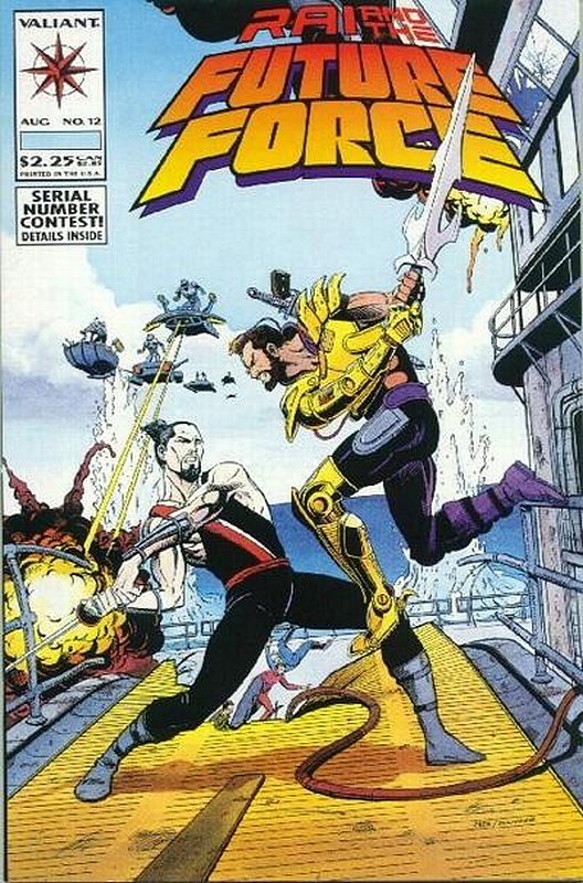 Cover of Rai & The Future Force (Vol 1) #12. One of 250,000 Vintage American Comics on sale from Krypton!