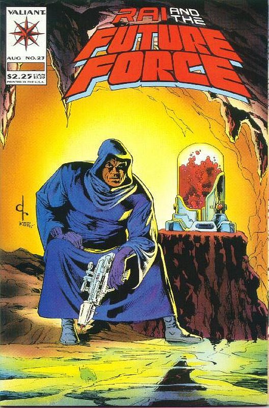 Cover of Rai & The Future Force (Vol 1) #23. One of 250,000 Vintage American Comics on sale from Krypton!
