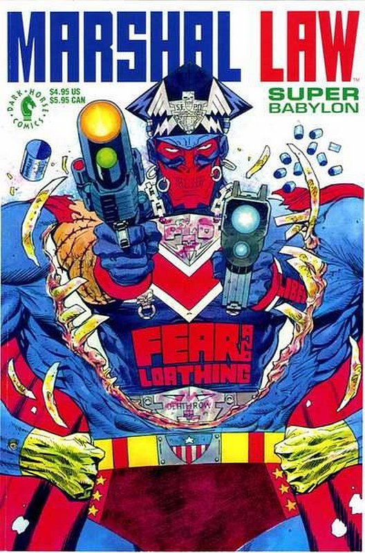 Cover of Marshal Law: Super Babylon (1992 One Shot) #1. One of 250,000 Vintage American Comics on sale from Krypton!