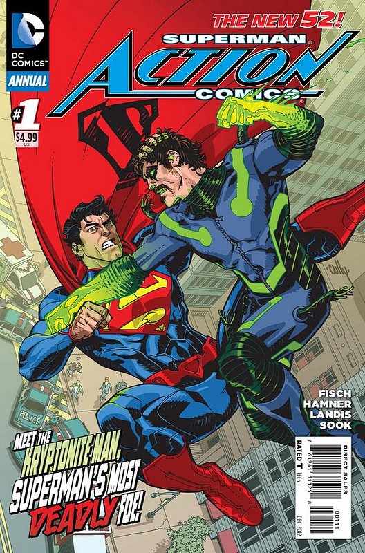 Cover of Action Comics Annual (2012) #1. One of 250,000 Vintage American Comics on sale from Krypton!