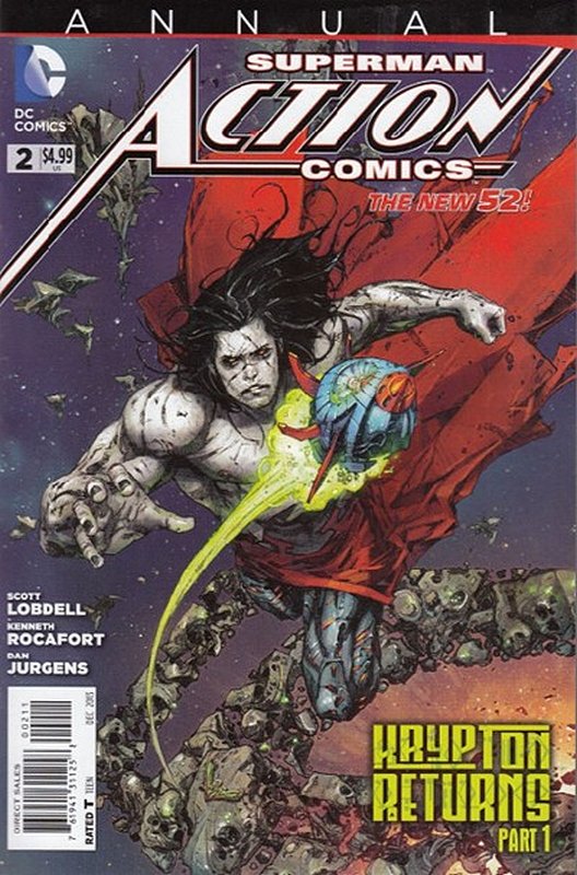 Cover of Action Comics Annual (2012) #2. One of 250,000 Vintage American Comics on sale from Krypton!