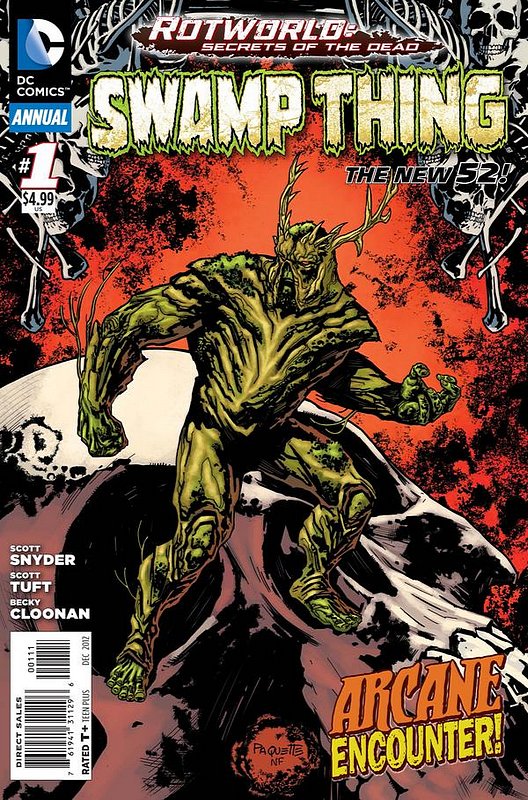 Cover of Swamp Thing Annual (2012) #1. One of 250,000 Vintage American Comics on sale from Krypton!