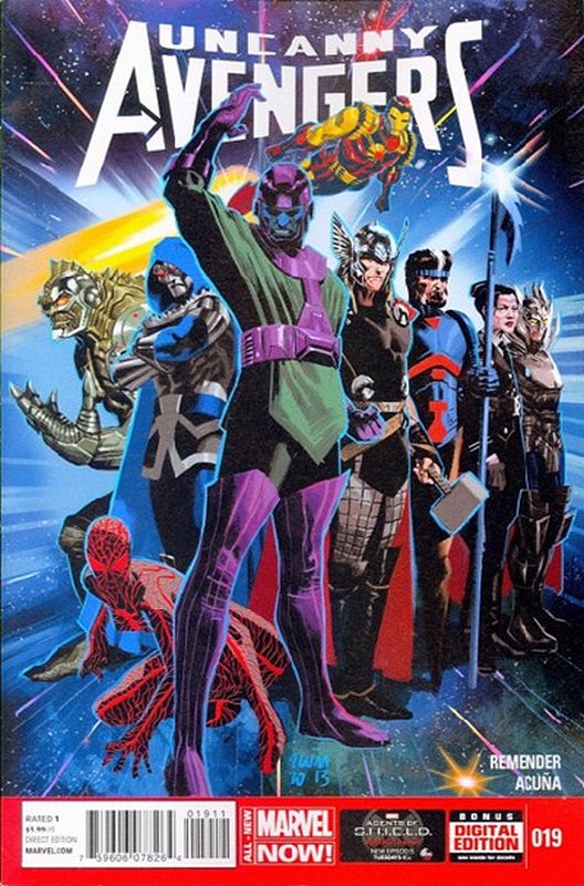 Cover of Uncanny Avengers (Vol 1) #19. One of 250,000 Vintage American Comics on sale from Krypton!