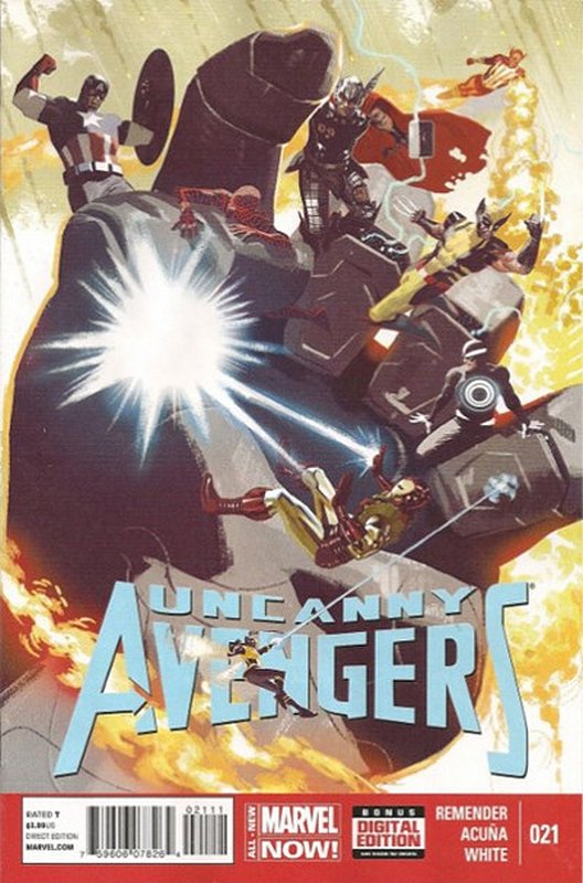 Cover of Uncanny Avengers (Vol 1) #21. One of 250,000 Vintage American Comics on sale from Krypton!