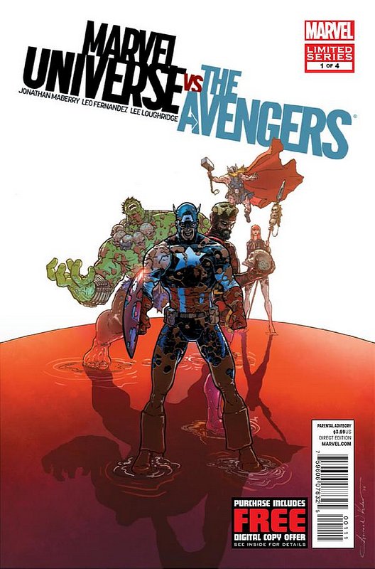 Cover of Marvel Universe vs Avengers (2012 Ltd) #1. One of 250,000 Vintage American Comics on sale from Krypton!