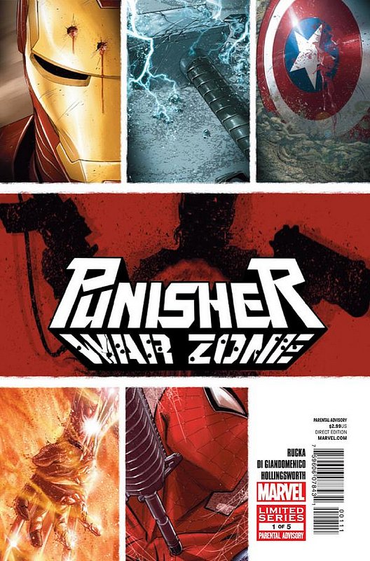 Cover of Punisher War Zone (2012 Ltd) #1. One of 250,000 Vintage American Comics on sale from Krypton!