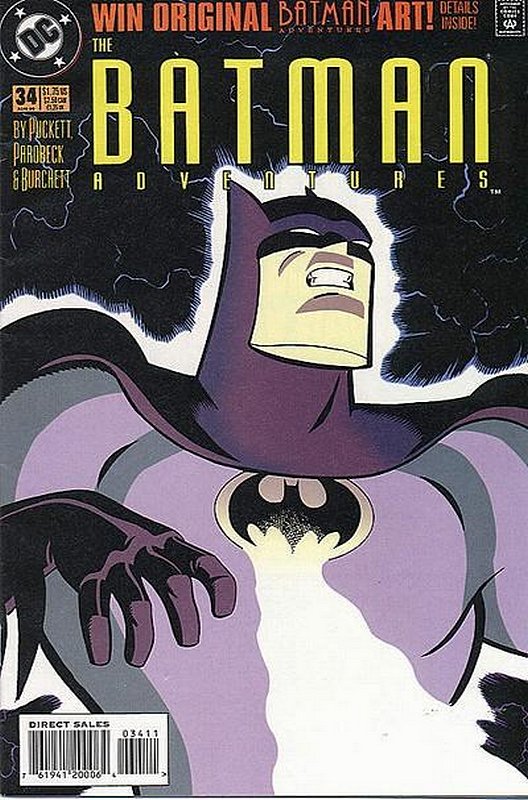 Cover of Batman Adventures (Vol 1) #34. One of 250,000 Vintage American Comics on sale from Krypton!