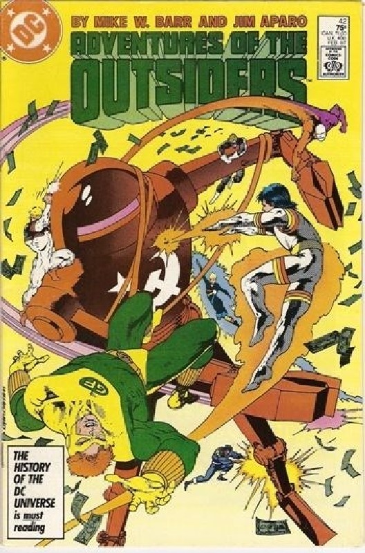 Cover of Batman & The Outsiders (Vol 1) #42. One of 250,000 Vintage American Comics on sale from Krypton!