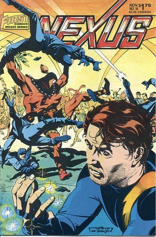 Cover of Nexus (Vol 1) (First Comics) #14. One of 250,000 Vintage American Comics on sale from Krypton!