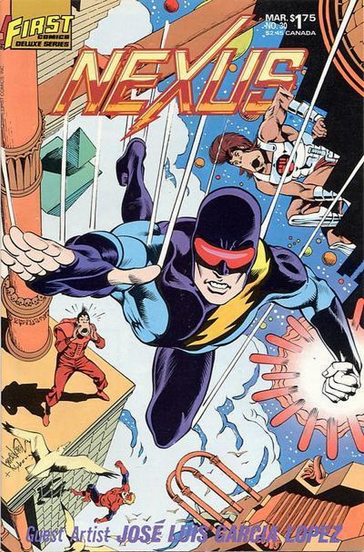 Cover of Nexus (Vol 1) (First Comics) #30. One of 250,000 Vintage American Comics on sale from Krypton!